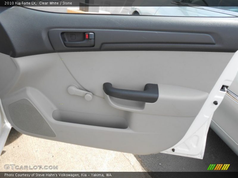 Clear White / Stone 2010 Kia Forte LX