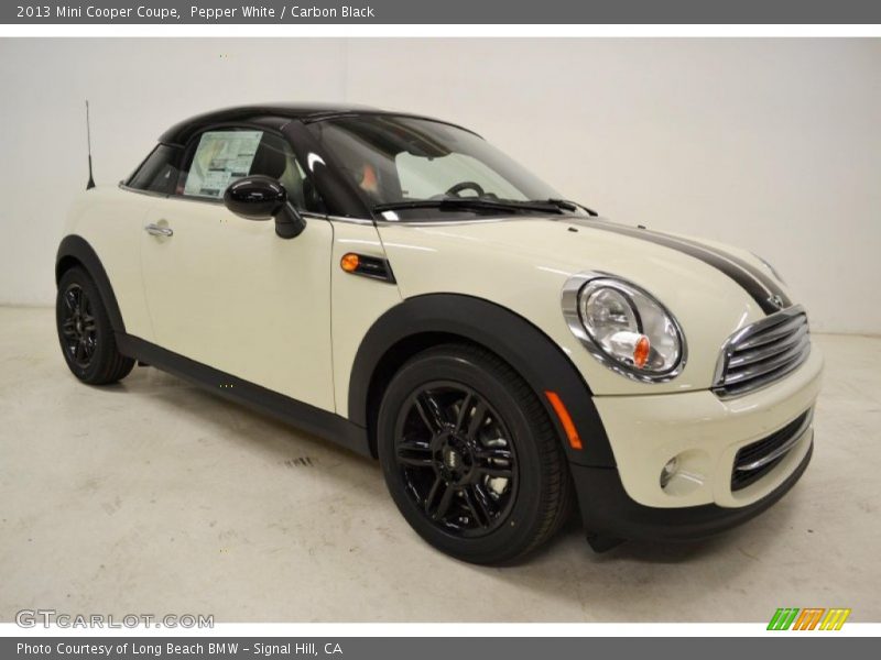 Pepper White / Carbon Black 2013 Mini Cooper Coupe