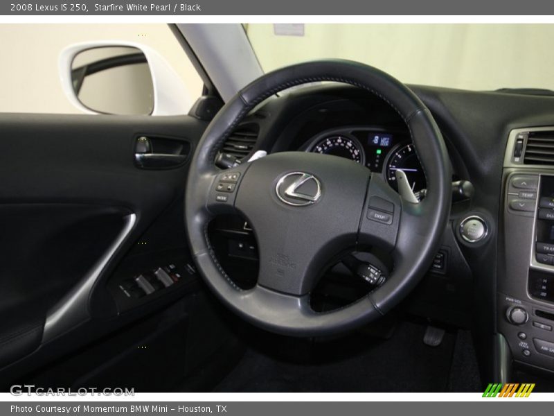 Starfire White Pearl / Black 2008 Lexus IS 250