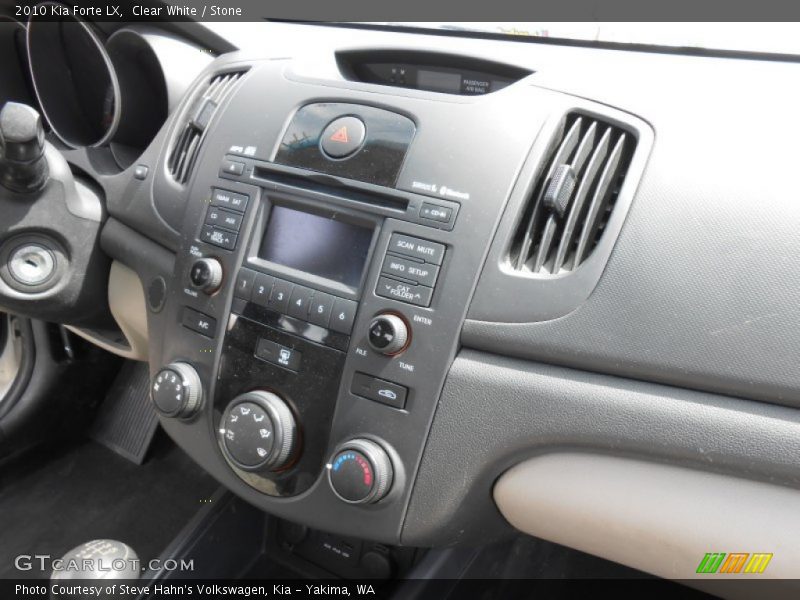 Clear White / Stone 2010 Kia Forte LX