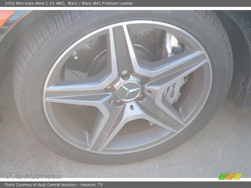 Black / Black AMG Premium Leather 2009 Mercedes-Benz C 63 AMG