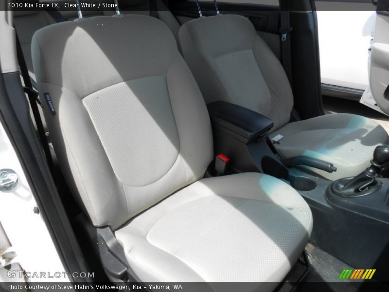 Clear White / Stone 2010 Kia Forte LX