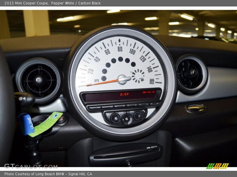 Pepper White / Carbon Black 2013 Mini Cooper Coupe