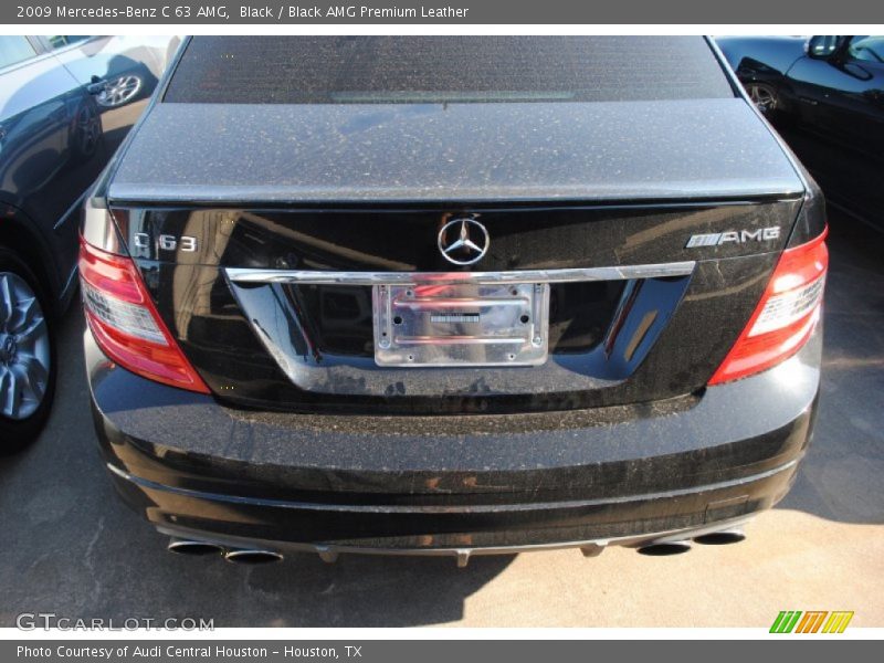 Black / Black AMG Premium Leather 2009 Mercedes-Benz C 63 AMG