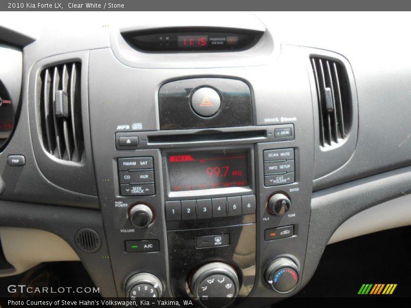 Clear White / Stone 2010 Kia Forte LX