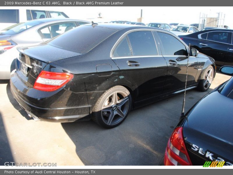 Black / Black AMG Premium Leather 2009 Mercedes-Benz C 63 AMG