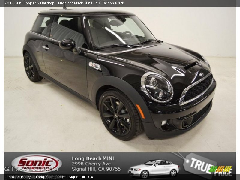 Midnight Black Metallic / Carbon Black 2013 Mini Cooper S Hardtop
