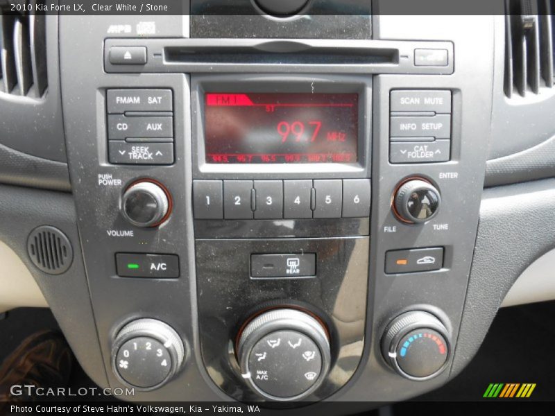 Clear White / Stone 2010 Kia Forte LX