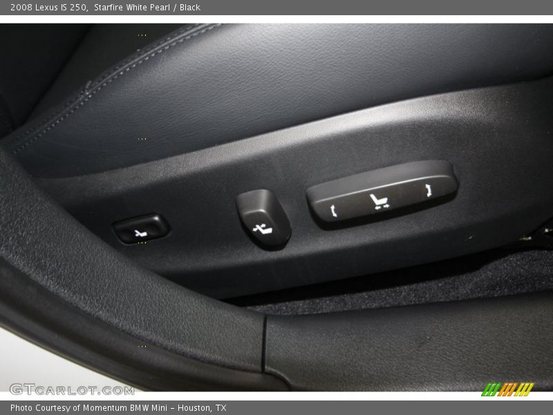 Starfire White Pearl / Black 2008 Lexus IS 250