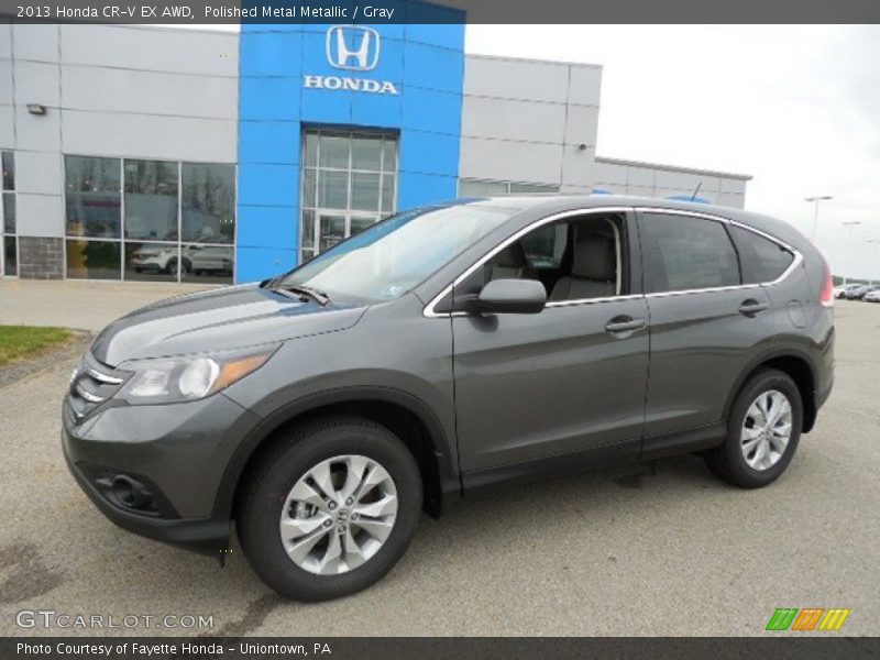 Polished Metal Metallic / Gray 2013 Honda CR-V EX AWD