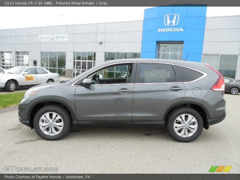Polished Metal Metallic / Gray 2013 Honda CR-V EX AWD