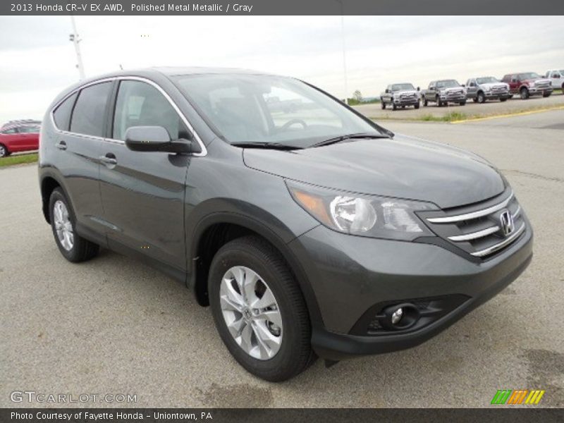 Polished Metal Metallic / Gray 2013 Honda CR-V EX AWD