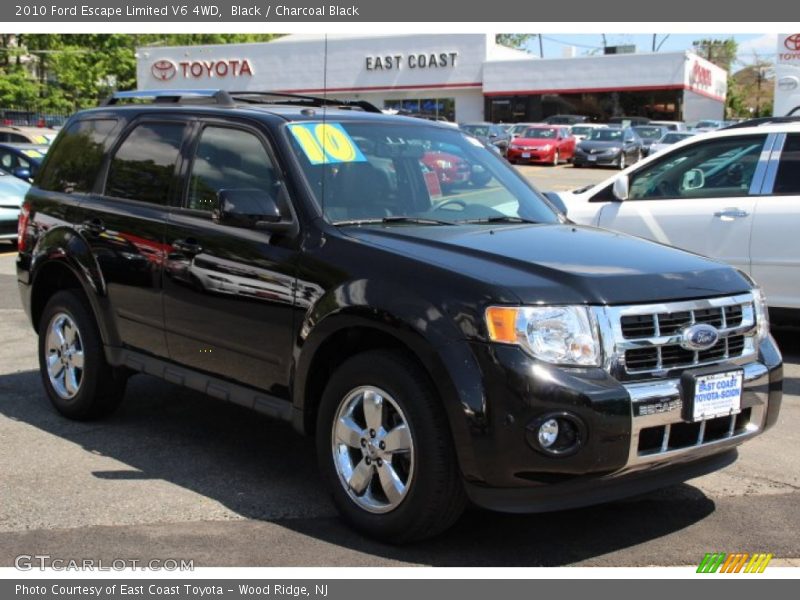 Black / Charcoal Black 2010 Ford Escape Limited V6 4WD