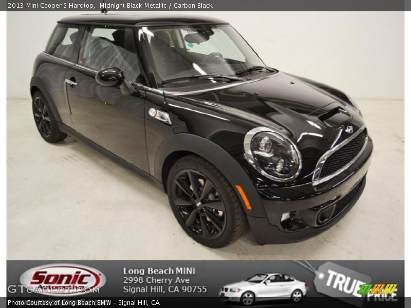 Midnight Black Metallic / Carbon Black 2013 Mini Cooper S Hardtop
