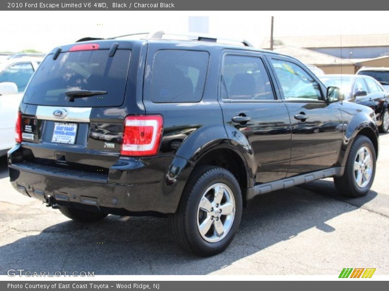 Black / Charcoal Black 2010 Ford Escape Limited V6 4WD