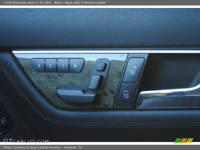 Black / Black AMG Premium Leather 2009 Mercedes-Benz C 63 AMG