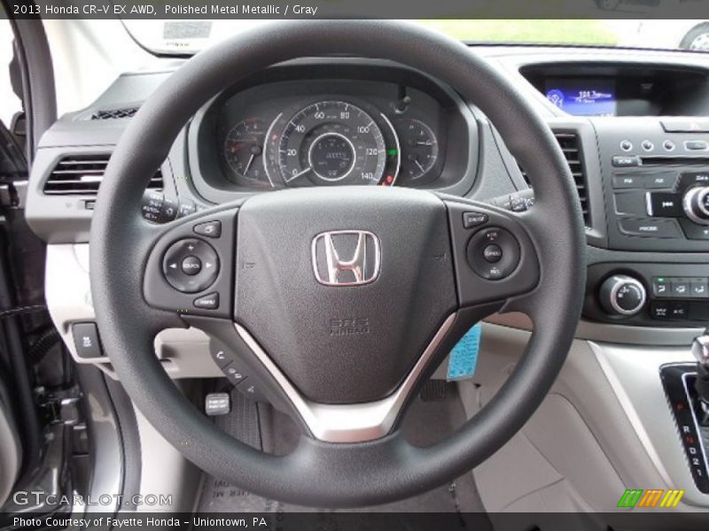 Polished Metal Metallic / Gray 2013 Honda CR-V EX AWD