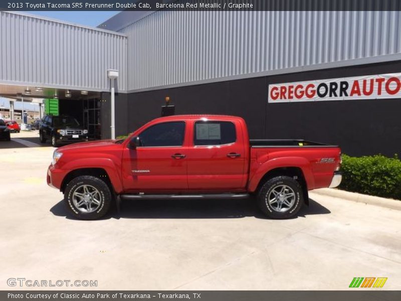 Barcelona Red Metallic / Graphite 2013 Toyota Tacoma SR5 Prerunner Double Cab