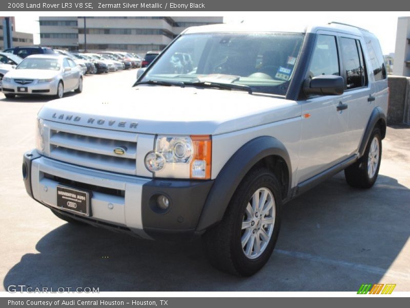 Zermatt Silver Metallic / Ebony Black 2008 Land Rover LR3 V8 SE