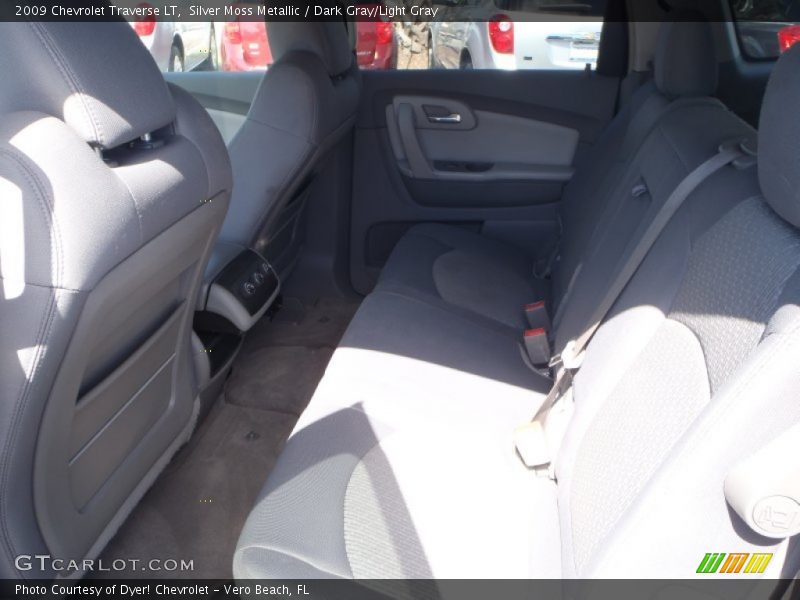 Silver Moss Metallic / Dark Gray/Light Gray 2009 Chevrolet Traverse LT