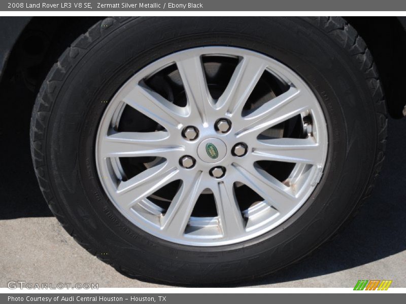 Zermatt Silver Metallic / Ebony Black 2008 Land Rover LR3 V8 SE