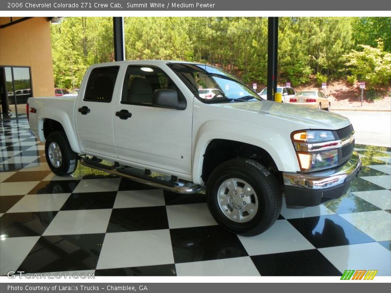 Summit White / Medium Pewter 2006 Chevrolet Colorado Z71 Crew Cab
