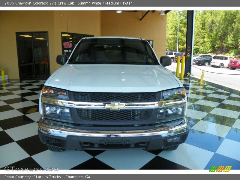 Summit White / Medium Pewter 2006 Chevrolet Colorado Z71 Crew Cab