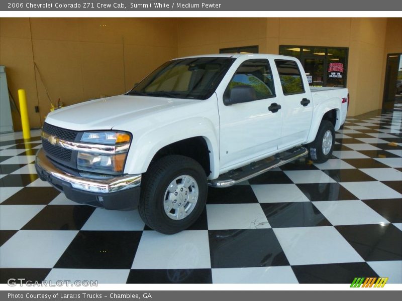 Summit White / Medium Pewter 2006 Chevrolet Colorado Z71 Crew Cab