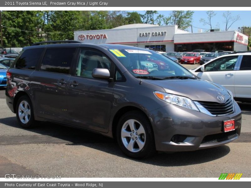 Predawn Gray Mica / Light Gray 2011 Toyota Sienna LE