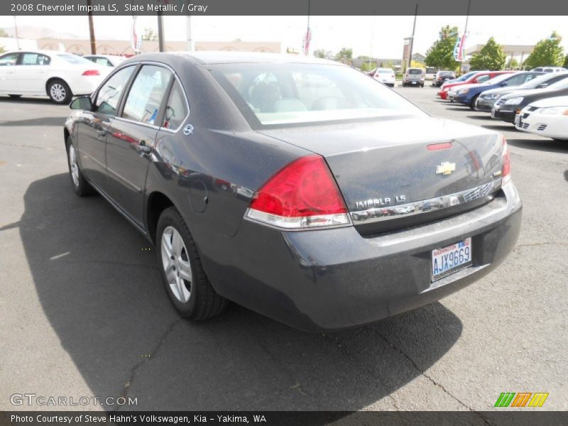 Slate Metallic / Gray 2008 Chevrolet Impala LS