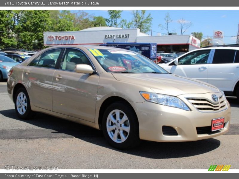 Sandy Beach Metallic / Bisque 2011 Toyota Camry LE