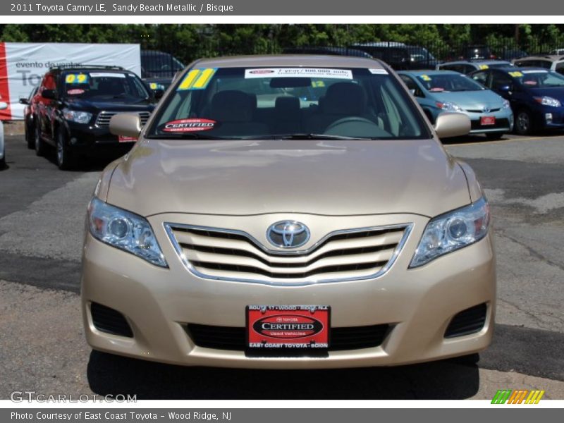Sandy Beach Metallic / Bisque 2011 Toyota Camry LE