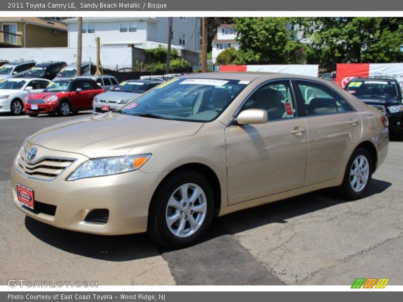 Sandy Beach Metallic / Bisque 2011 Toyota Camry LE