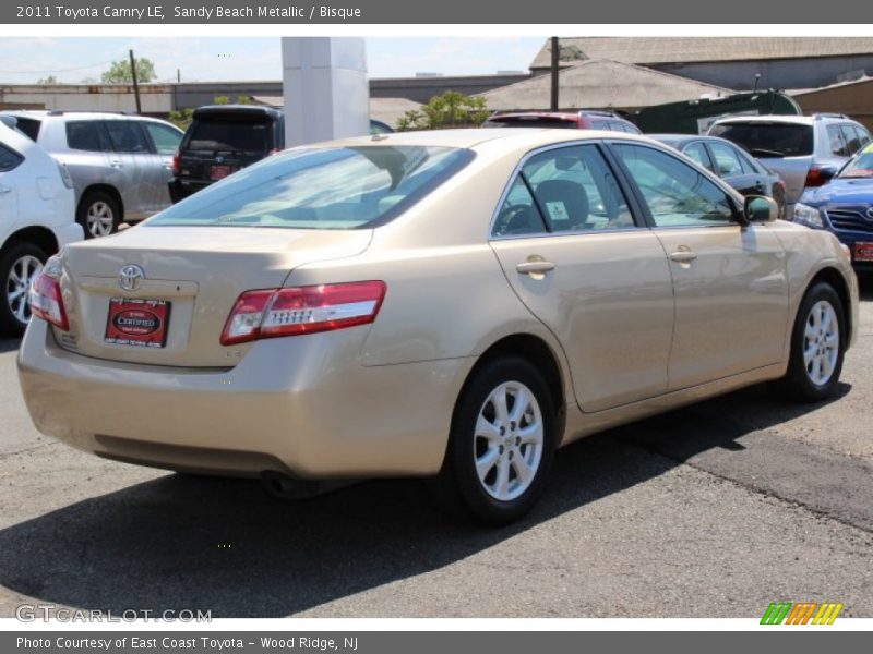 Sandy Beach Metallic / Bisque 2011 Toyota Camry LE