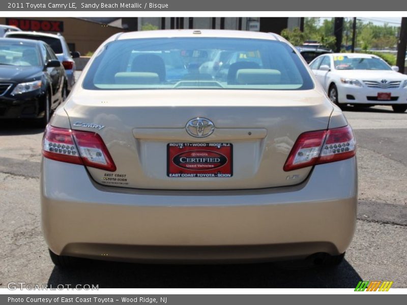 Sandy Beach Metallic / Bisque 2011 Toyota Camry LE