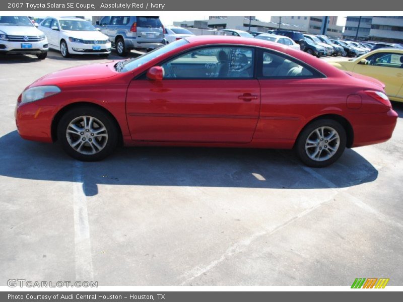 Absolutely Red / Ivory 2007 Toyota Solara SE Coupe