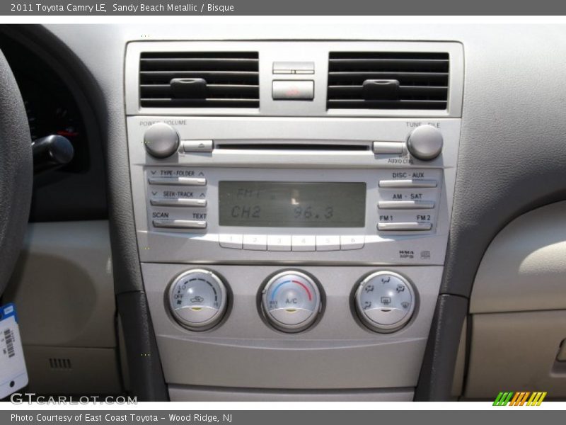Sandy Beach Metallic / Bisque 2011 Toyota Camry LE