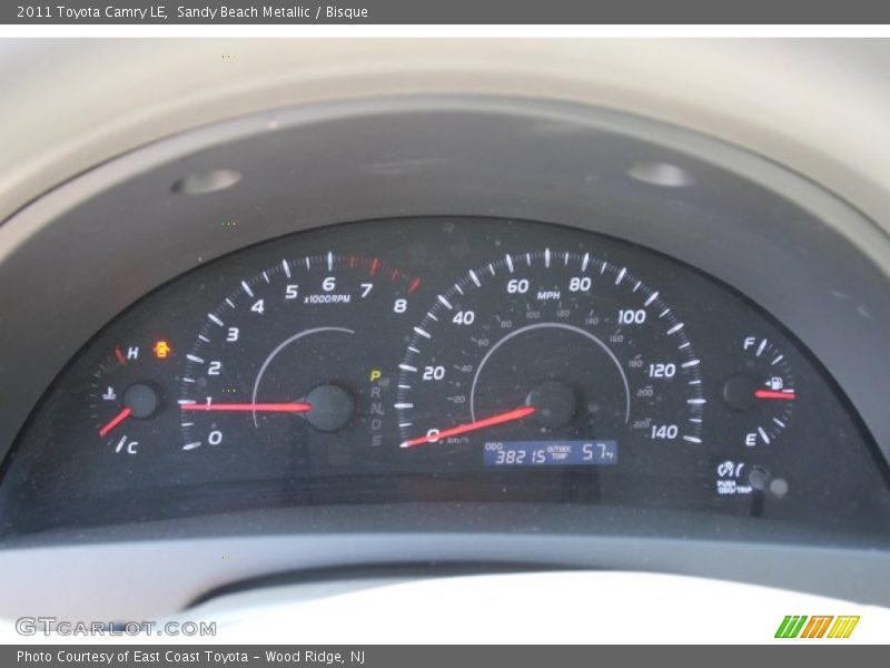 Sandy Beach Metallic / Bisque 2011 Toyota Camry LE