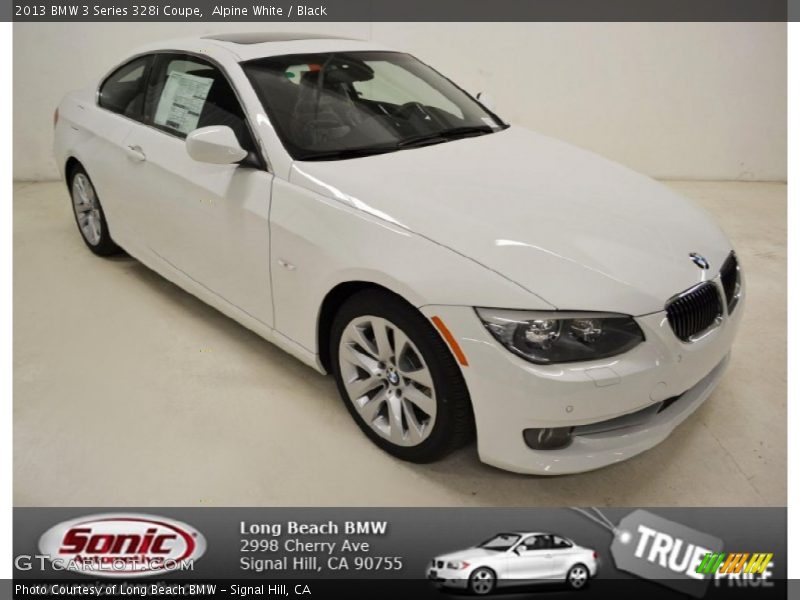 Alpine White / Black 2013 BMW 3 Series 328i Coupe