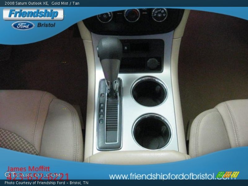 Gold Mist / Tan 2008 Saturn Outlook XE