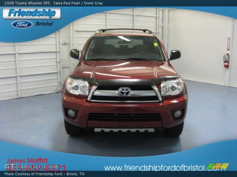Salsa Red Pearl / Stone Gray 2008 Toyota 4Runner SR5