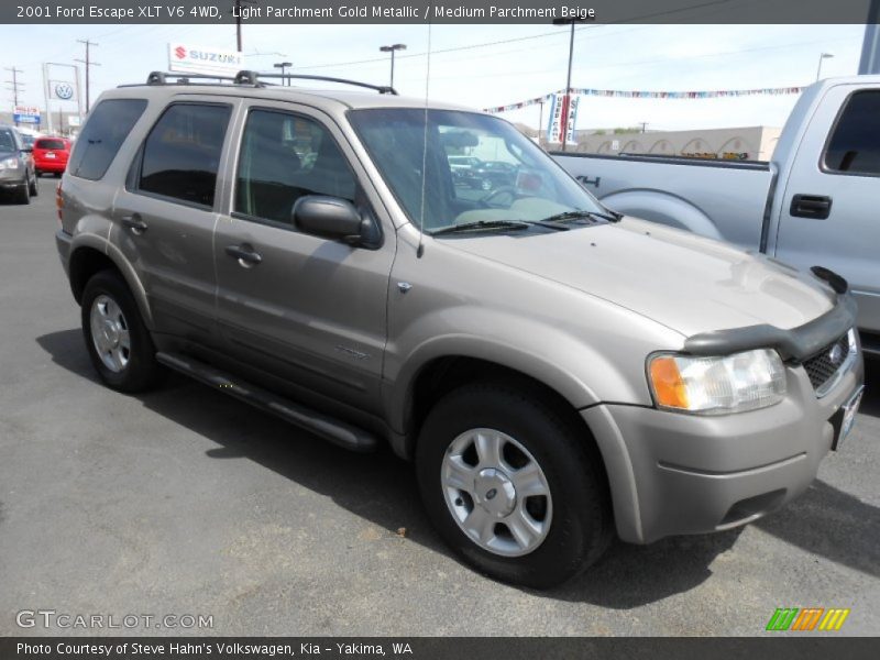 Light Parchment Gold Metallic / Medium Parchment Beige 2001 Ford Escape XLT V6 4WD
