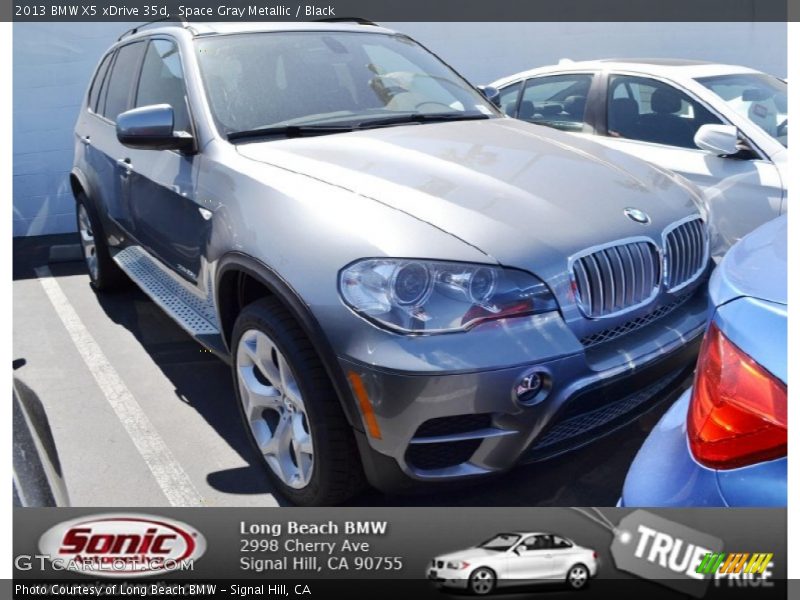 Space Gray Metallic / Black 2013 BMW X5 xDrive 35d