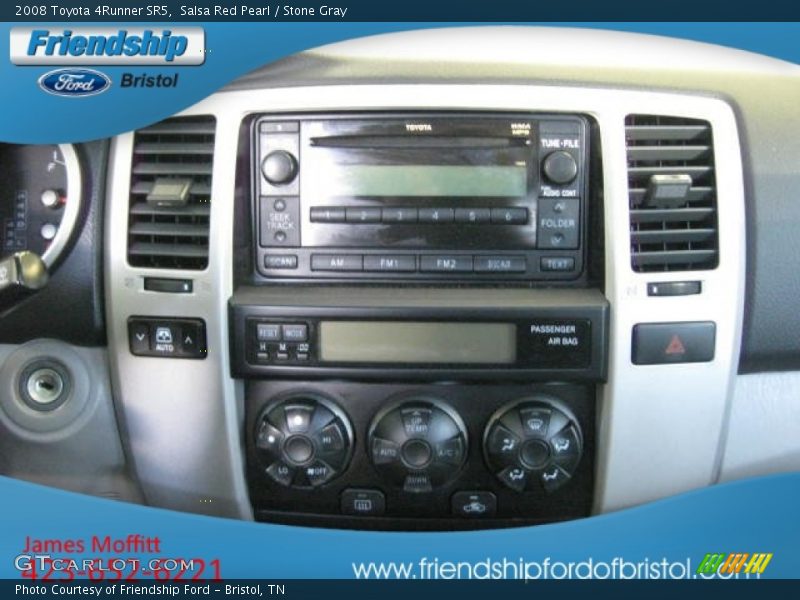 Salsa Red Pearl / Stone Gray 2008 Toyota 4Runner SR5
