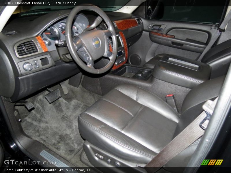 Ebony Interior - 2007 Tahoe LTZ 