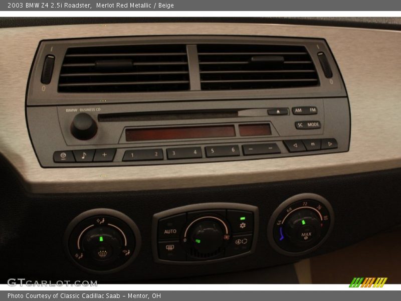 Controls of 2003 Z4 2.5i Roadster