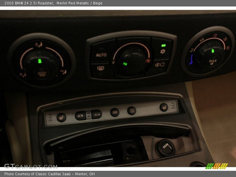 Merlot Red Metallic / Beige 2003 BMW Z4 2.5i Roadster