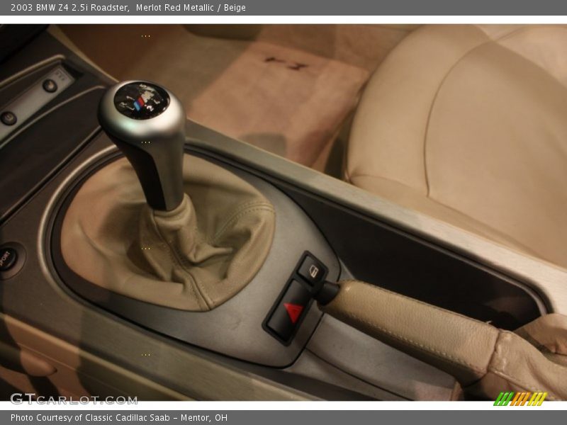  2003 Z4 2.5i Roadster 5 Speed Manual Shifter