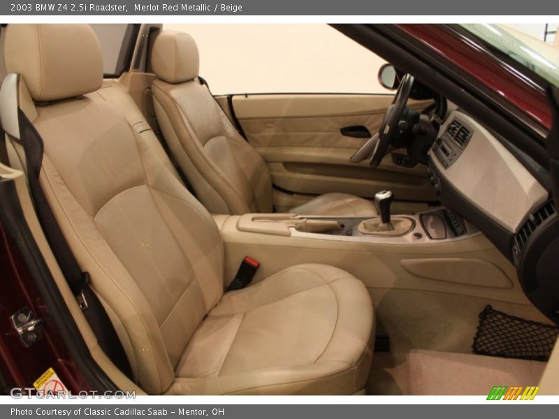 Front Seat of 2003 Z4 2.5i Roadster