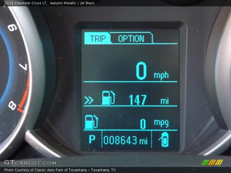 Autumn Metallic / Jet Black 2013 Chevrolet Cruze LT
